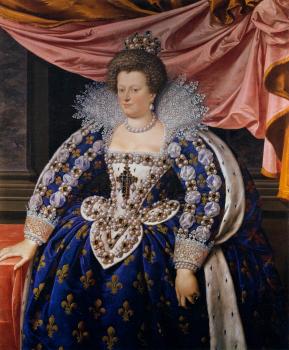 弗蘭斯 普佈斯 Portrait of Marie de Medicis